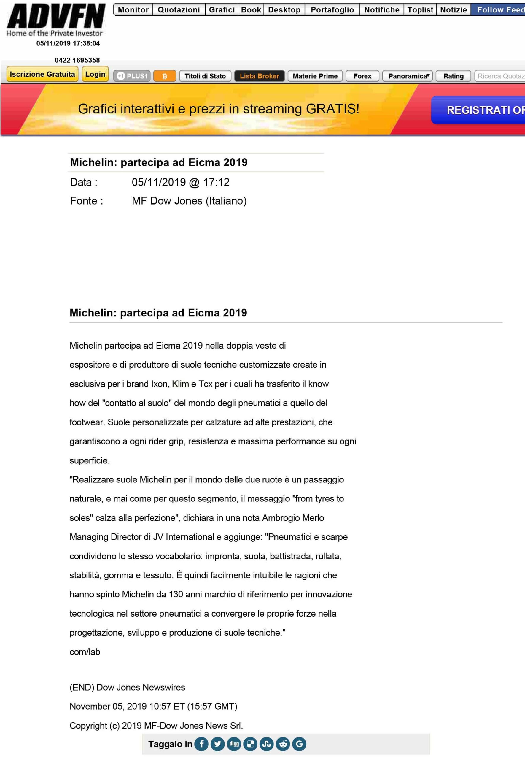 Scopri di più sull'articolo Klim | it.advfn.com