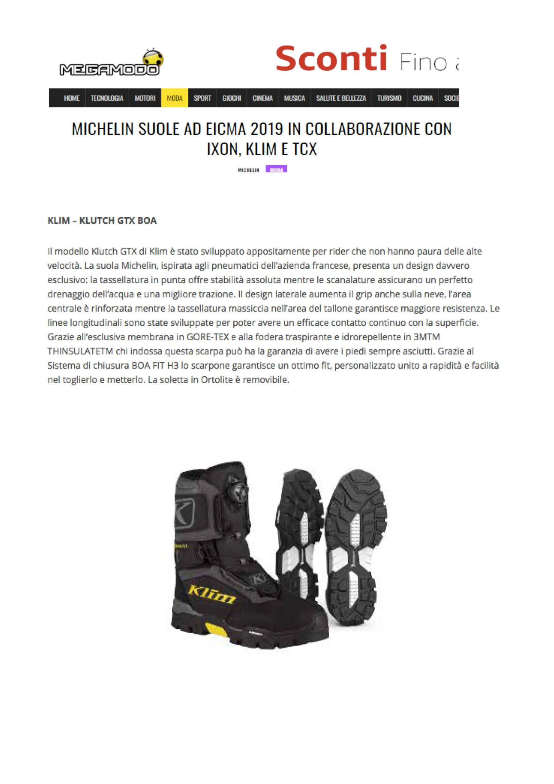 Scopri di più sull'articolo Klim Klutch GTX Boa | megamondo.it