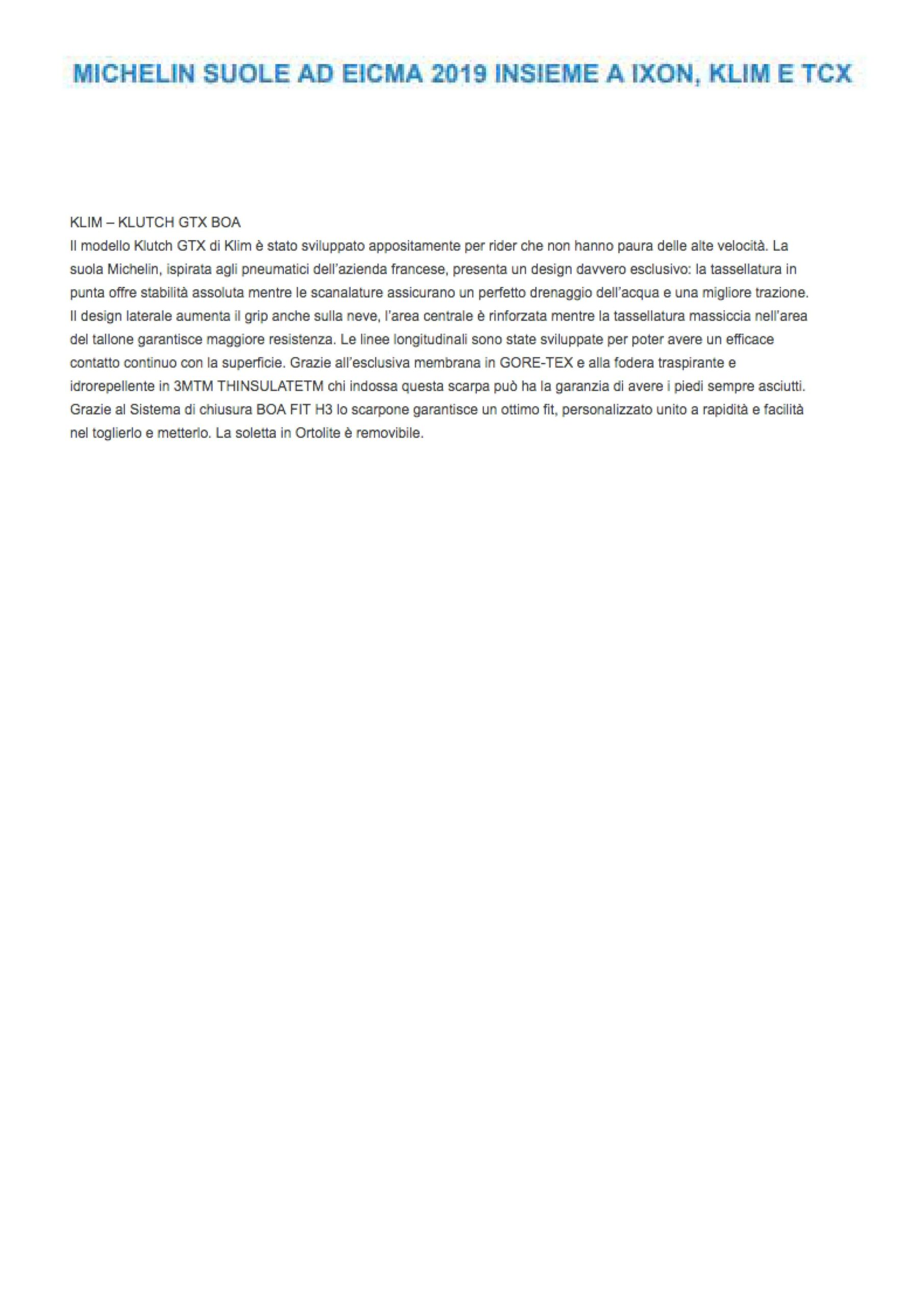 Scopri di più sull'articolo Klim Klutch GTX Boa | sevenpress.com