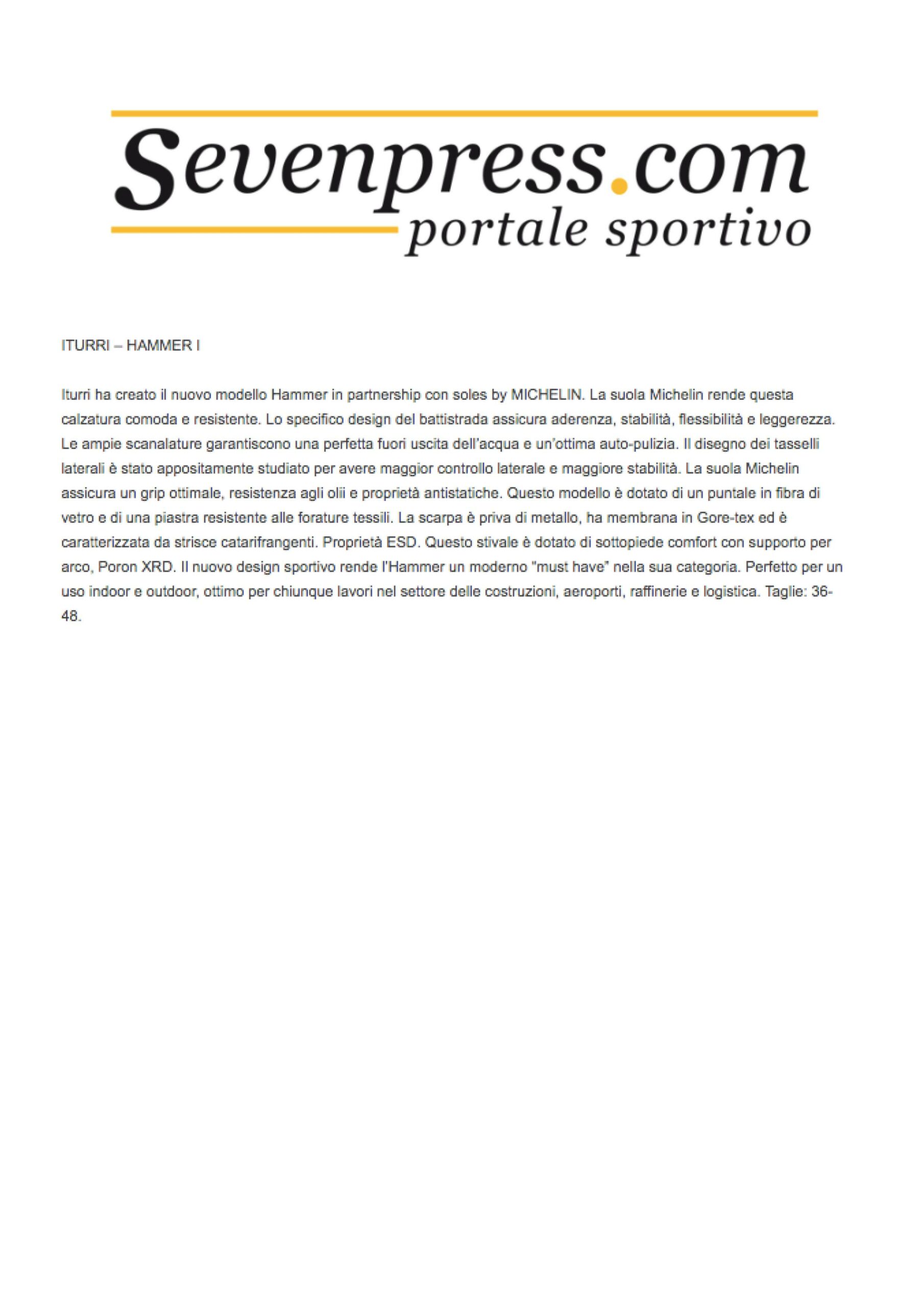 Scopri di più sull'articolo Iturri Hammer | sevenpress.com