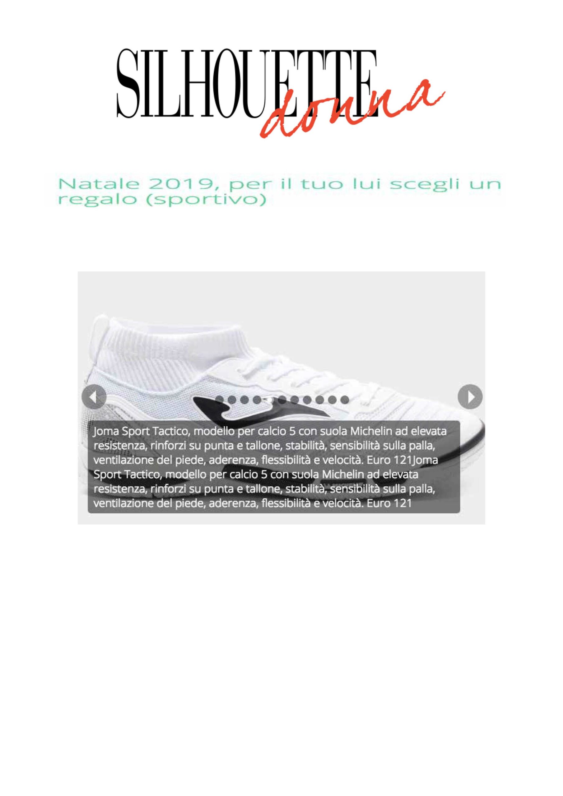 Scopri di più sull'articolo Joma Tactico | Silhuettedonna